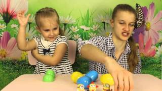 Распаковка  яйца киндер сюрпризы Миньоны 2016