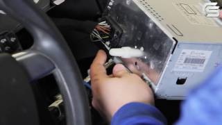 Установка магнитолы Ford  MP3+USB вместо штатной 6000CD