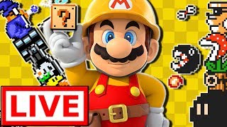 Super Mario Maker Live Stream! Playing Viewer Levels (Sept 14th 2015)