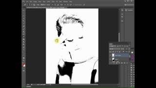 Как сделать из фото чернильный рисунок? Обработка портрета в Adobe Photoshop