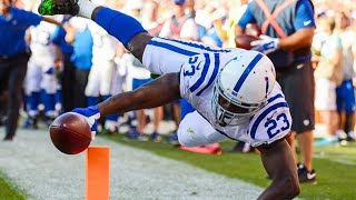 Frank Gore Acrobatic Diving Touchdown || Week 2 Colts at Broncos