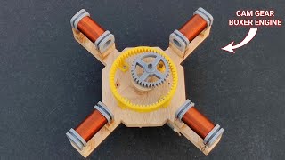 Gear Mechanism Using Boxer Engine