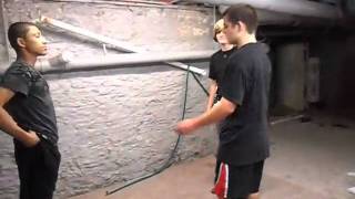 Basement UFC at Michaels House