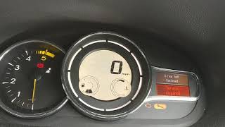 New Renault Megane service light message reset