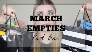 Empties | March 2017 Part 1