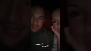 Нюша с мужем Игорем в кино на фильме "Холоп" (InstaStories, 11.02.20)