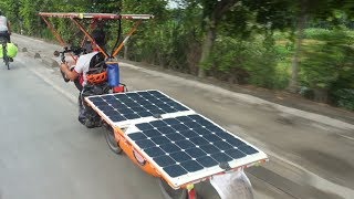Solar Powered Ebike Travels 12500km to China!