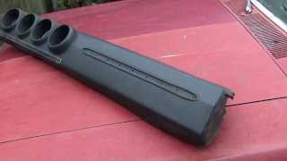 1968 1969 Ford Torino GT Cobra Ranchero Formal Black Dash Pad