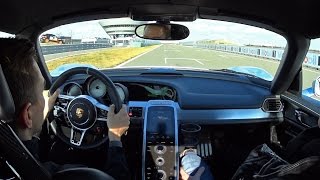 Porsche 918 Spyder Hot Lap around Porsche Leipzig Test Track