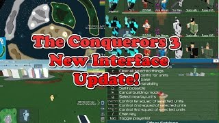 The Conquerors 3 New Interface Update! (New Skins and Maps!)