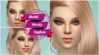 Let's Play The Sims 4: Create A Sim Top Model Wendy Daphne