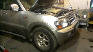 Замена подрамника Mitsubishi Pajero 2000