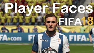 FIFA 18 Deportivo La Coruna Player Faces