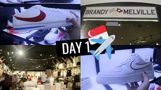 SG VLOG DAY1: SHOPPING PA MORE!! + BRANDY MELVILLE IN SINGAPORE! | Ann V