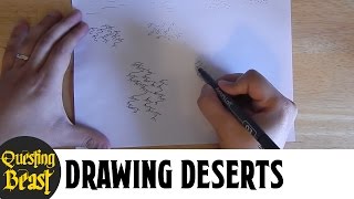 How to Draw Deserts: Fantasy Map Making Tutorial for DnD