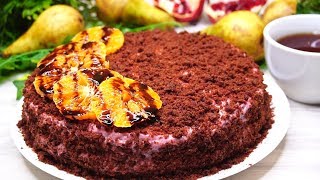 Постный ТОРТ с необычным КРЕМОМ! Доступно, Быстро и Вкусно!