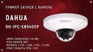 IP-видеокамера Dahua IPC-EB5400P (4mp, 2K, Fisheye 180°, IK10)
