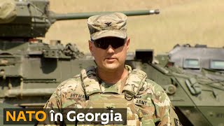 Exerciții în Georgia: Militar NATO - am venit să împușcăm