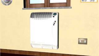 Installare il radiatore a gas Calorio ROBUR