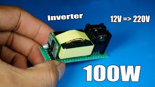 DIY how to make super small 100W inverter