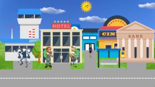 ###CAMTASIA 9. Анимация: Утро в городе###