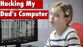 Kids hack their Dad's computer on her Raspberry Pi