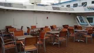 Sun Deck - MS Yesenin Cruise Ship Russia