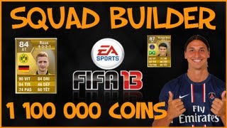 FIFA 13 | Création d'une équipe avec IBRAHIMOVIC ! 1 100 000 crédits ! Hybrid squad builder !