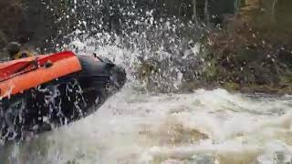 Большая вода!!! Экстрим!!! Приток Тимптона на Соларе 470 Стрела, под 40 мерком