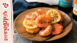 ハワイのB級グルメ！レモンバターのガーリックシュリンプ｜How to make Lemon Butter Garlic Shrimp