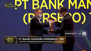 Bank Mandiri Raih The Most Progressive Bank in Digital Excellence