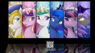 MLP Селестия,Луна,Каденс,Искорка