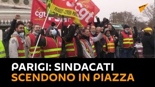 #Parigi: i sindacati scendono in piazza