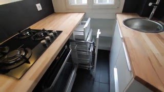 cuisine d'un studio de 25m² asdesign