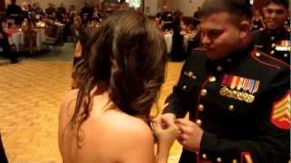 Proposal at the 2012 Marine Corps Ball