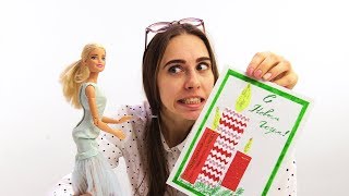 Открытка своими руками! Игры Барби для девочек
