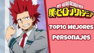 Top 10: Mejores Personajes de Boku No Hero Academia