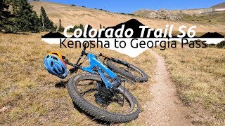 Mountain Biking Kenosha to Georgia Pass :||: Colorado Trail Section 6