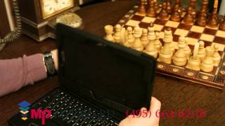 Чехол-клавиатура для Asus VivoTab Smart ME400C/ME400CL черный кожаный