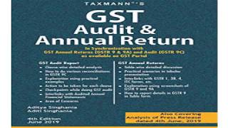 GST Audit and Annual Return  june 2019 Edition Book by Taxmann