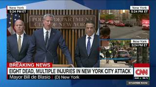 New York mayor: Truck attack an act of terror