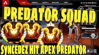 SynceDez Hits Predator Rank Apex Legends Season 4