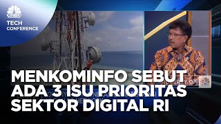 Buka-bukaan Menkominfo Bahas 3 Isu Prioritas Sektor Digitalisasi