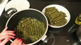 Stuffed Vine Leaves Turkish Yaprak sarmasi recipe