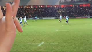 Mickey Demetriou penalty v Crawley home