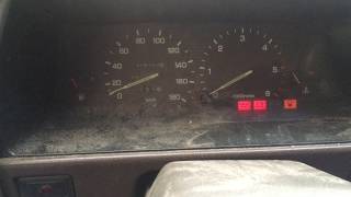 Mitsubishi L200 cold start -15 C' - Mitsubishi L200 1996 - Mitsubishi Strada