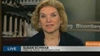 Schwab Says U.S.-China Relations Facing `More Stress'