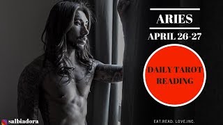 ARIES - “I JUST NEED A DAY” APRIL 26-27 DAILY TAROT READING