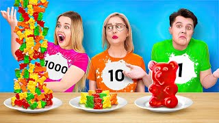 TANTANGAN 100 LAPIS || Tantangan TikTok 100 Lapis oleh 123 Go Like!