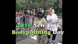Andy Golub  2015  Body painting day @  Dag Hammarskjold Plaza